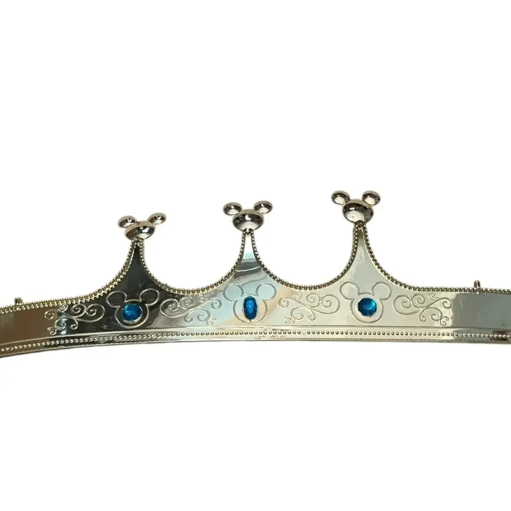 Disney On Ice Mickey Mouse Jeweled Gold Crown with Ears